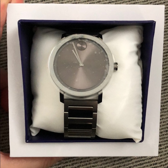 Movado Bold Gunmetal Watch 